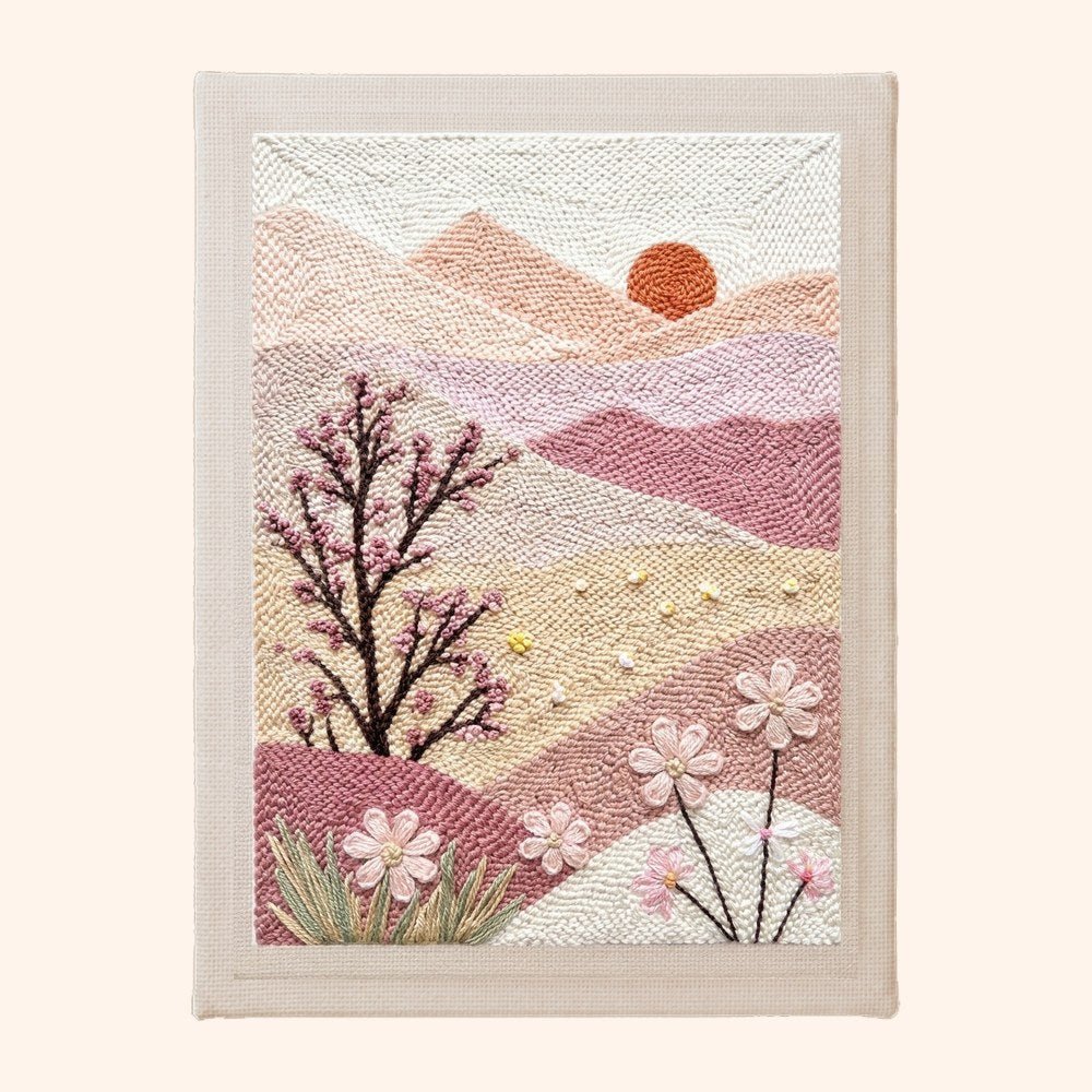 Blushing Hillside View - Vertical Edition - miicreative
