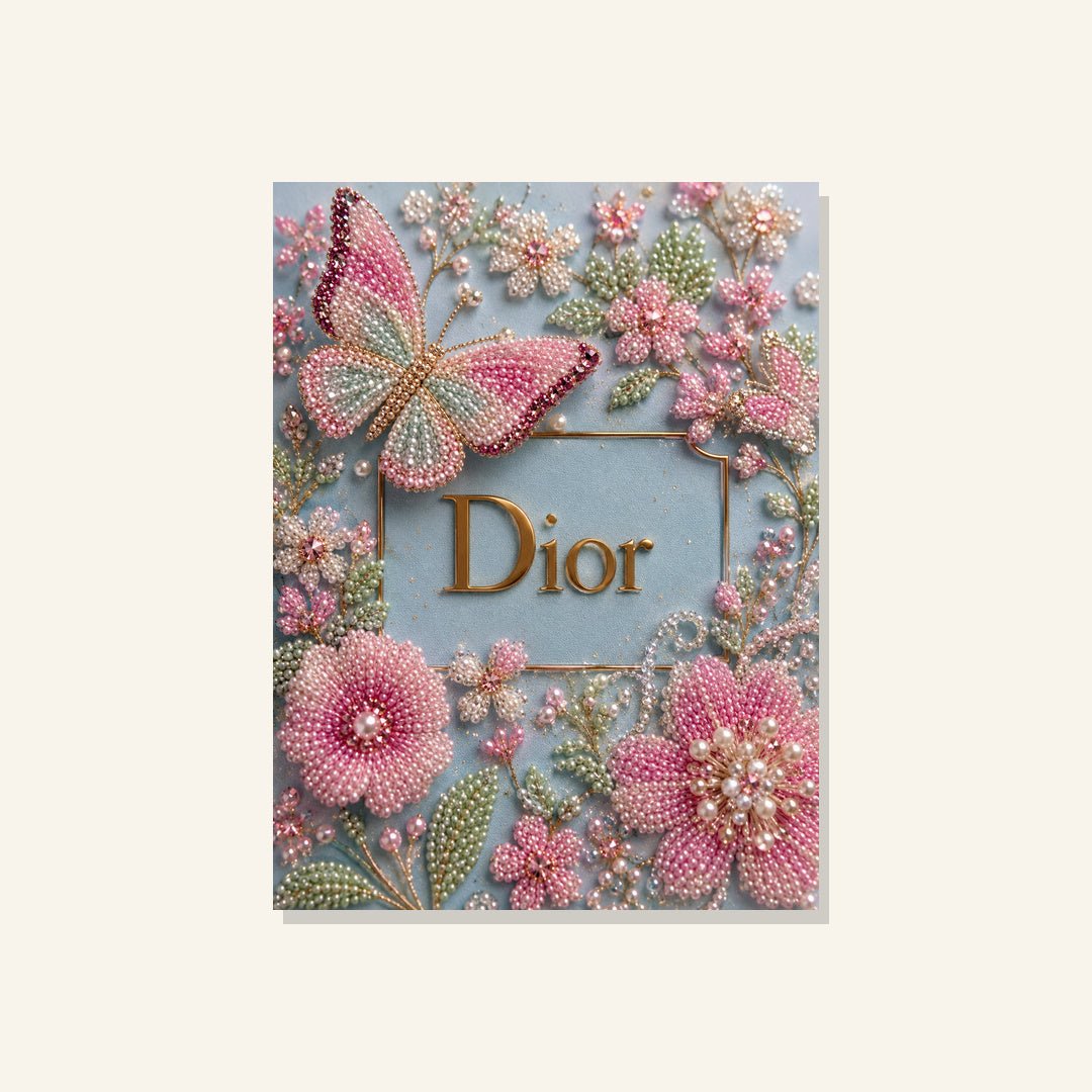 Dior Butterfly Garden - Pearl Painting - miicreative