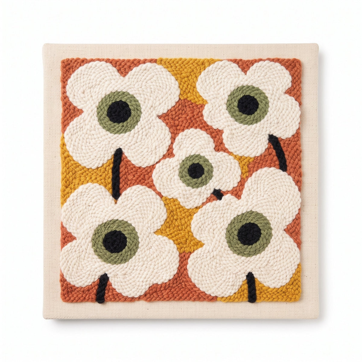 Ivory Poppies in Autumn – Square Edition - miicreative