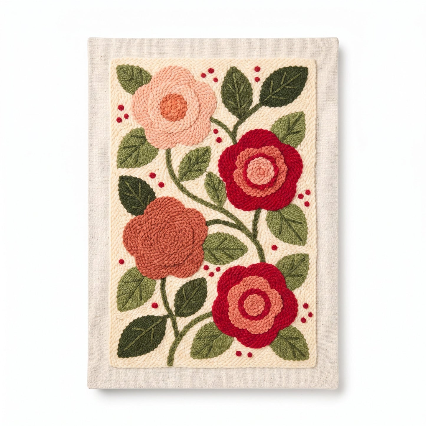 Crimson Rose Garden - Vertical Edition