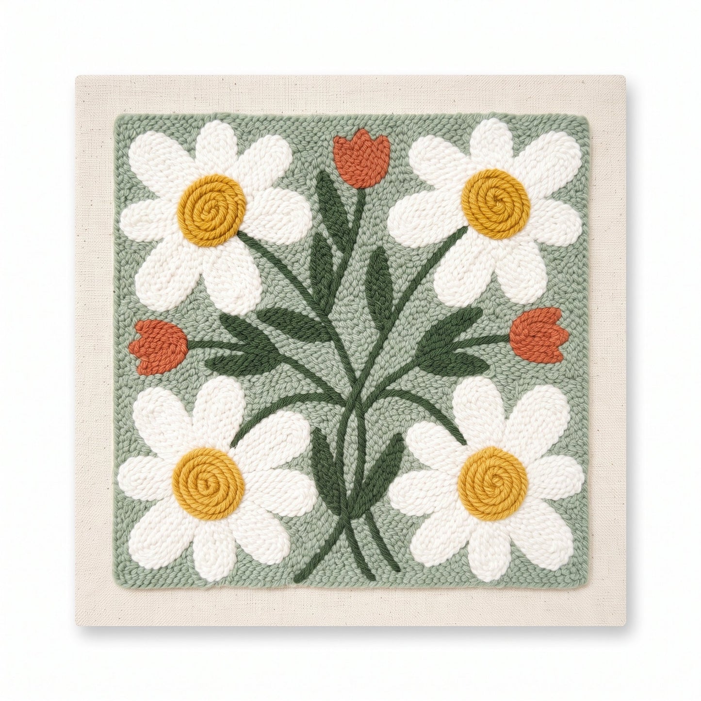 Sage Daisy Meadow – Square Edition