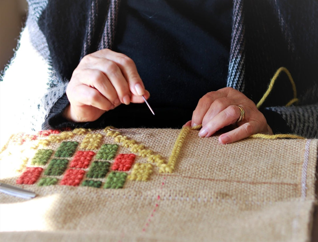 Create Home Decor with a Punch Needle Kit - miicreative