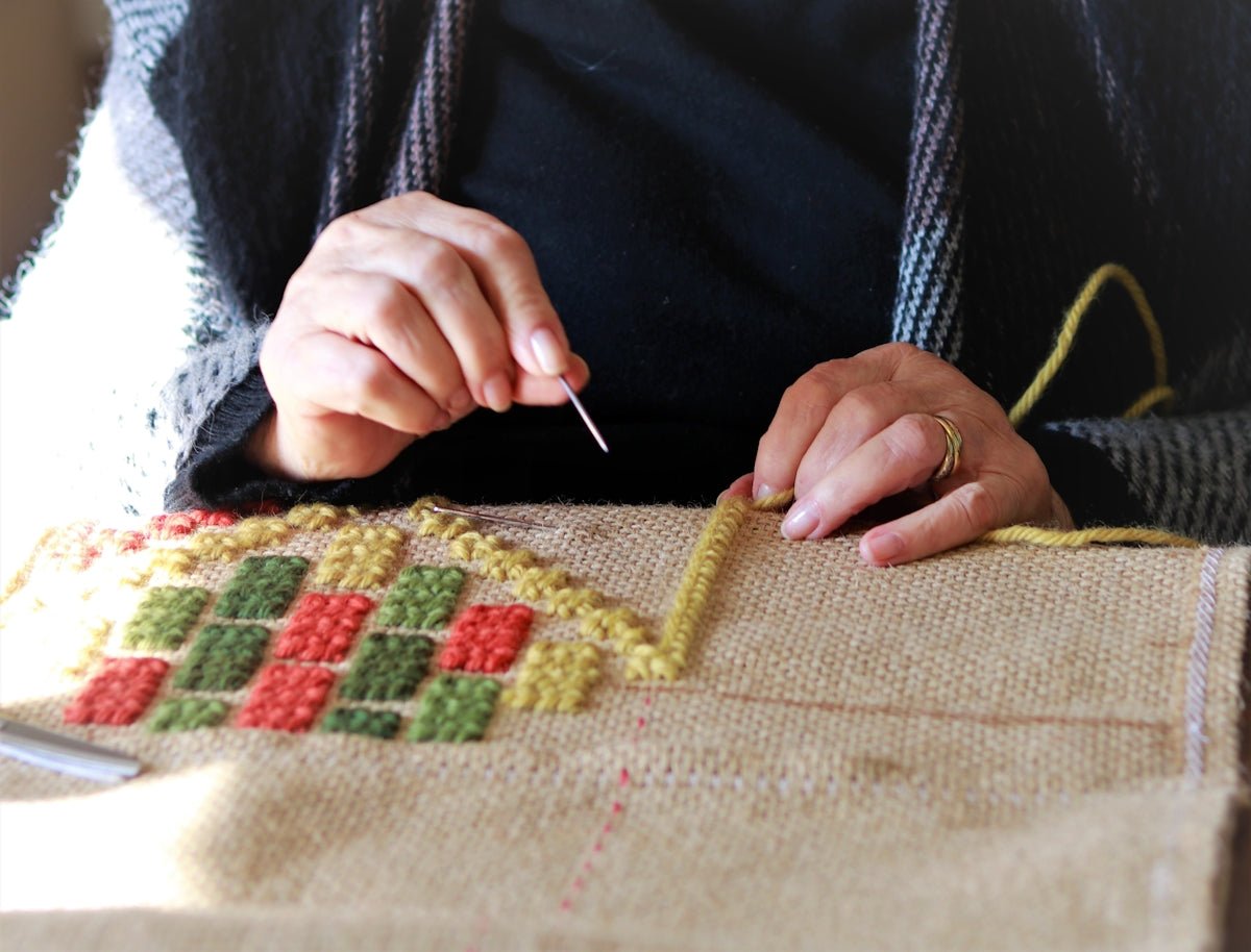 Create Home Decor with a Punch Needle Kit - miicreative