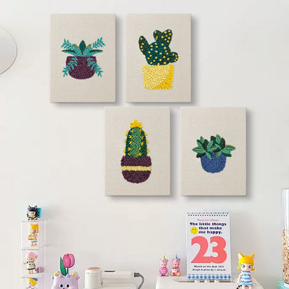Prickly Potted - Set of 4