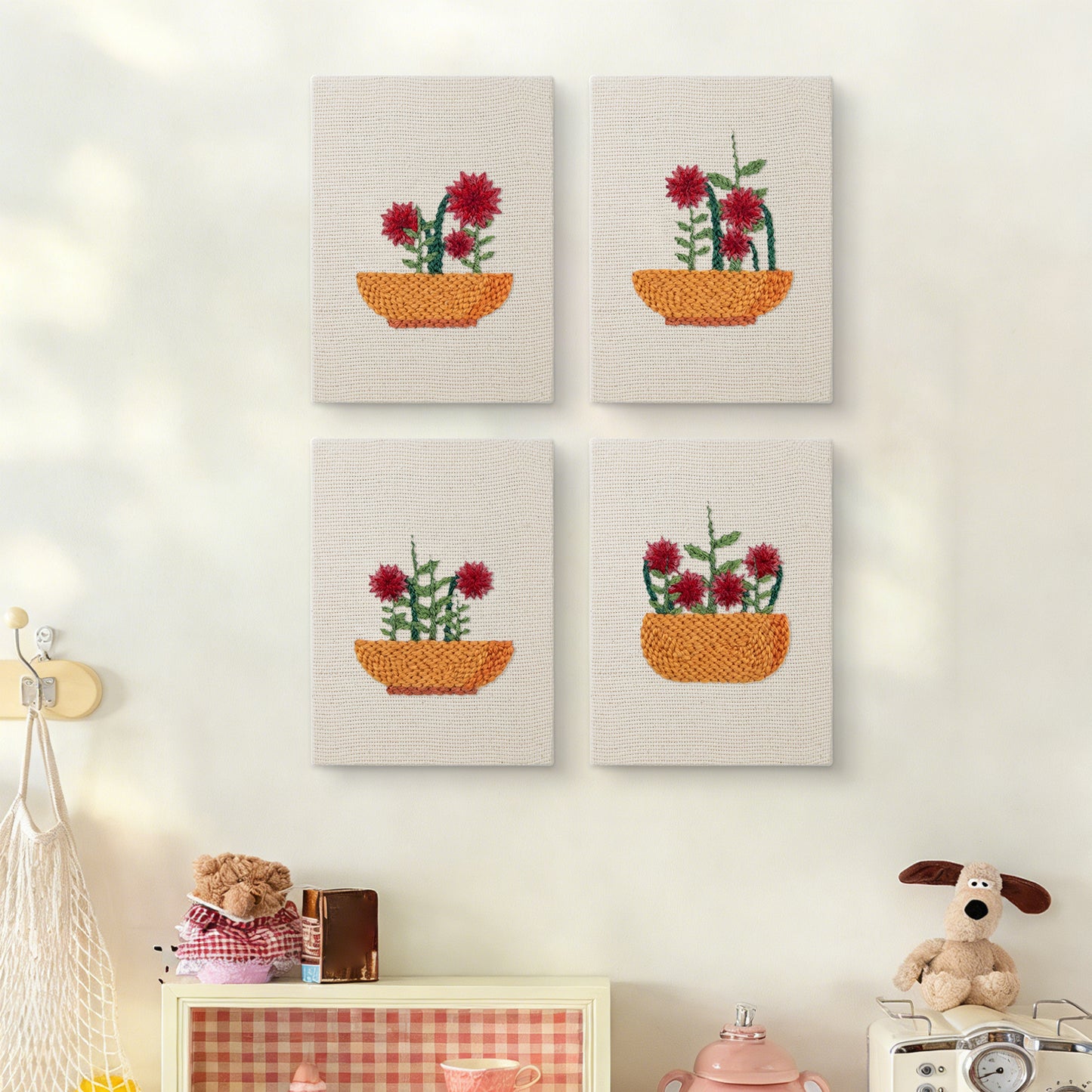 Floral Frames - Set of 4