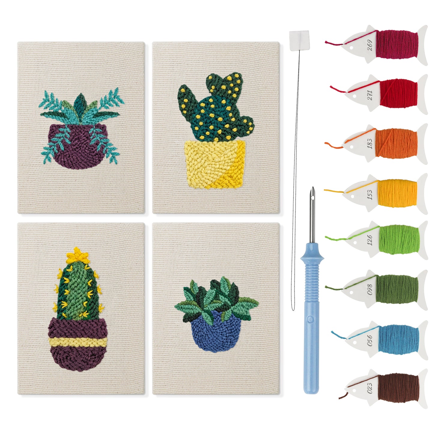Prickly Potted - Set of 4