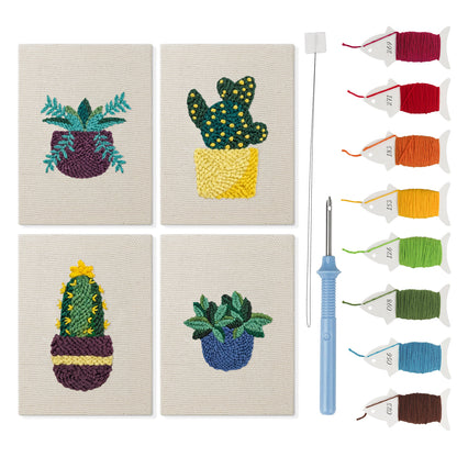 Prickly Potted - Set of 4