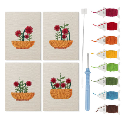 Floral Frames - Set of 4