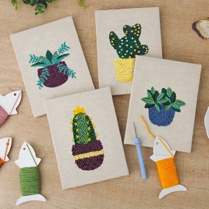 Prickly Potted - Set of 4