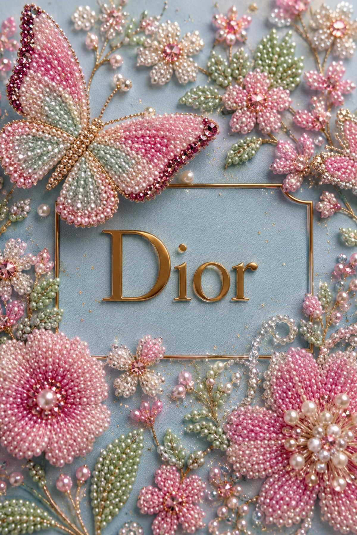 Dior Butterfly Garden - Pearl Painting