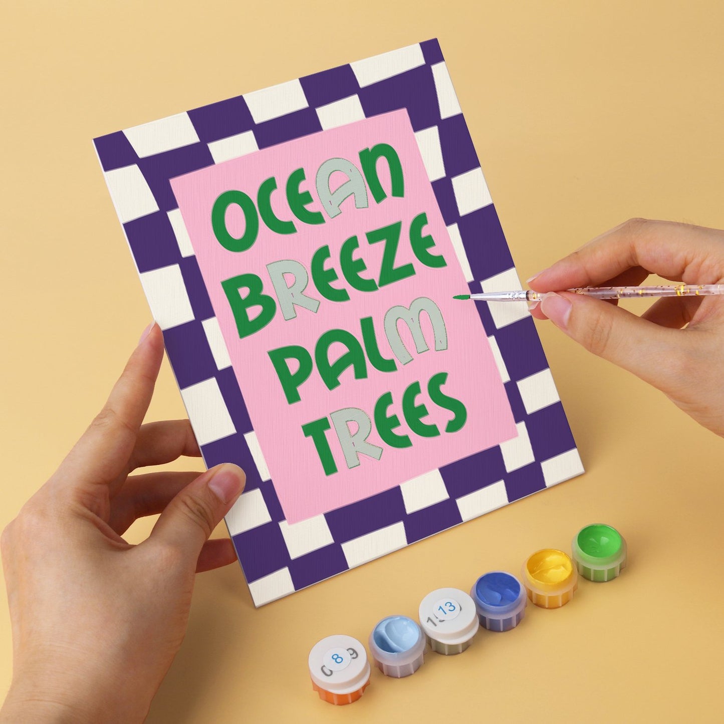 Aloha Happy Hour – Set of 6 Mini Paintings