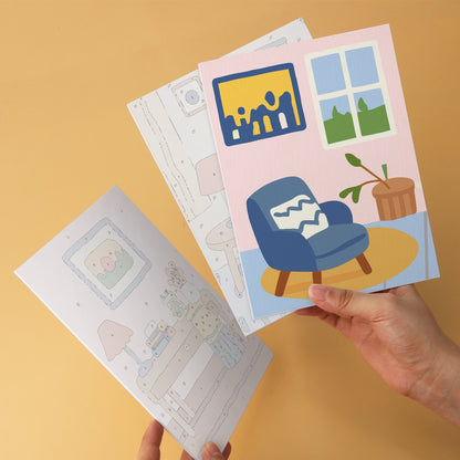 Cozy Corners – Set of 6 Mini Paintings