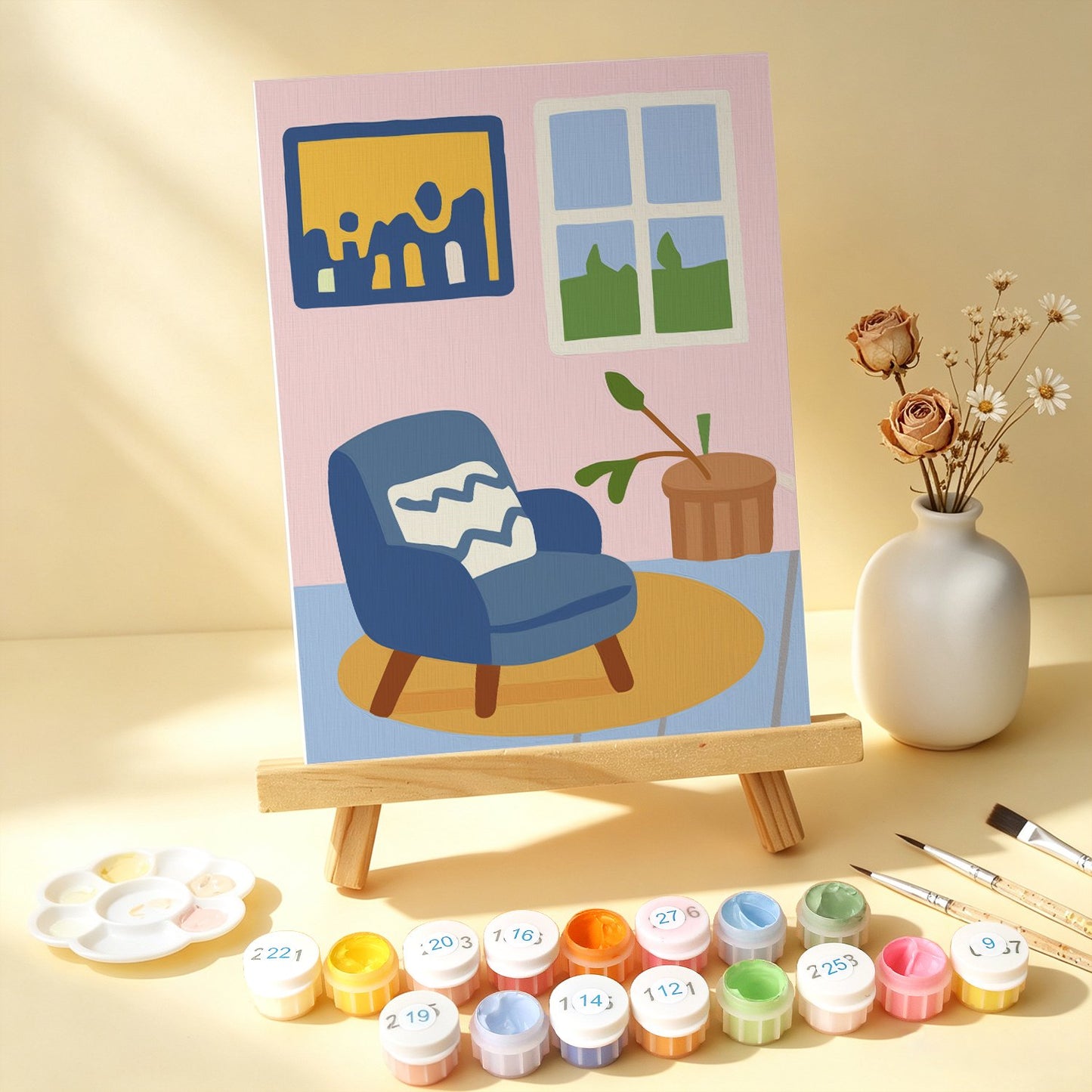 Cozy Corners – Set of 6 Mini Paintings