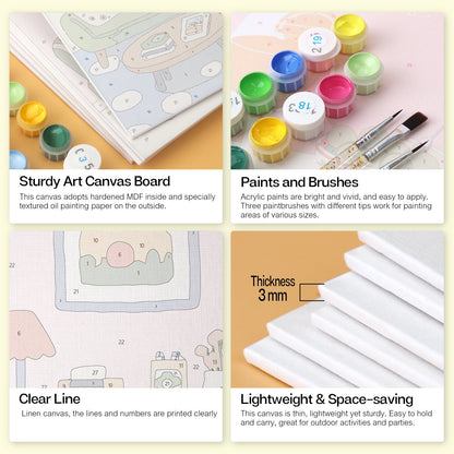 Cozy Corners – Set of 6 Mini Paintings