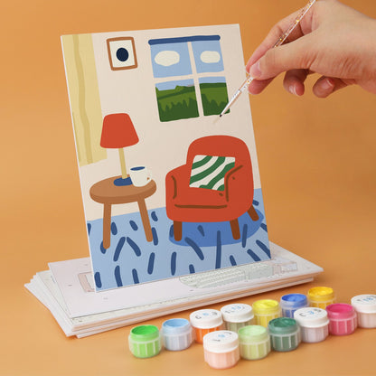 Cozy Corners – Set of 6 Mini Paintings