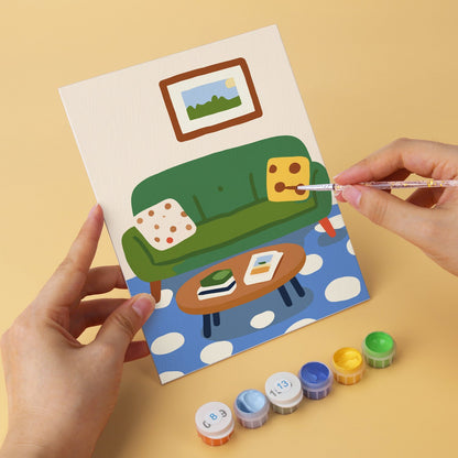 Cozy Corners – Set of 6 Mini Paintings