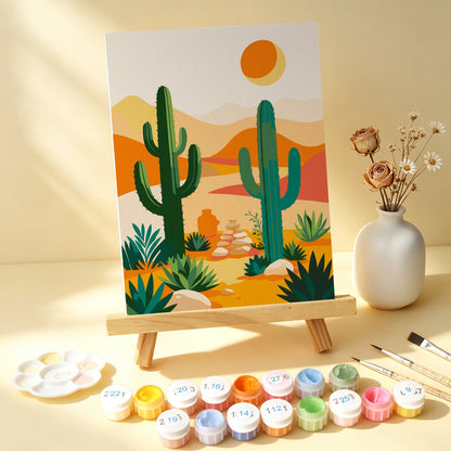 Desert Botanicals – Set of 6 Mini Paintings