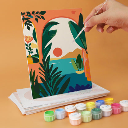 Desert Botanicals – Set of 6 Mini Paintings