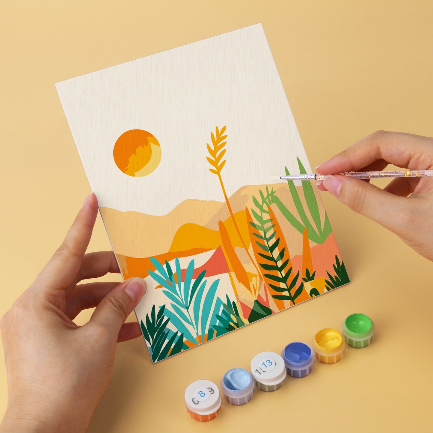 Desert Botanicals – Set of 6 Mini Paintings
