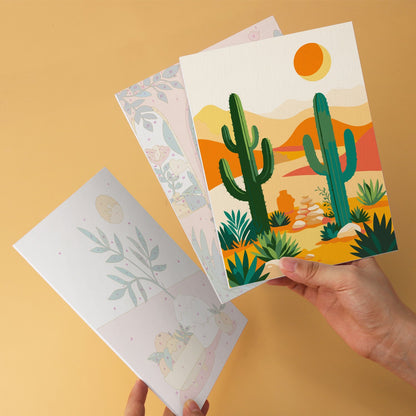Desert Botanicals – Set of 6 Mini Paintings