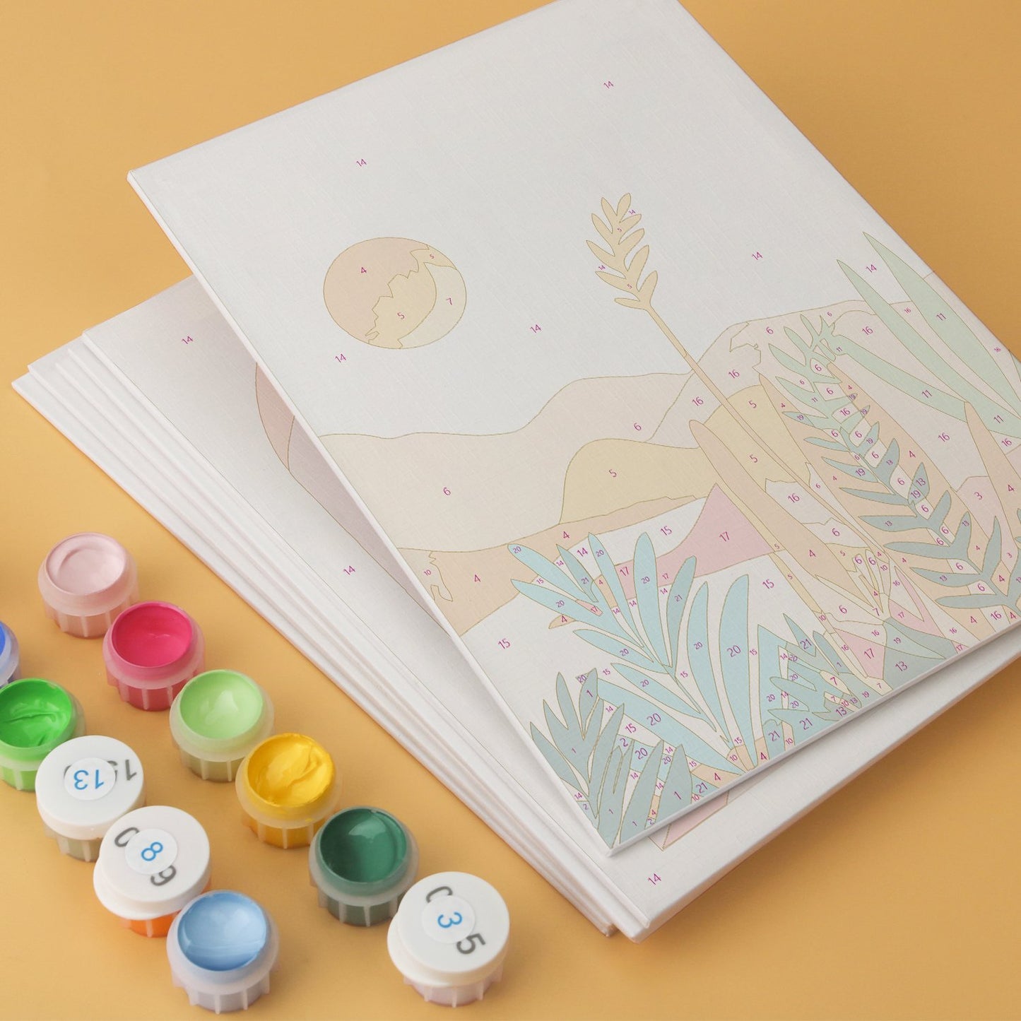 Desert Botanicals – Set of 6 Mini Paintings