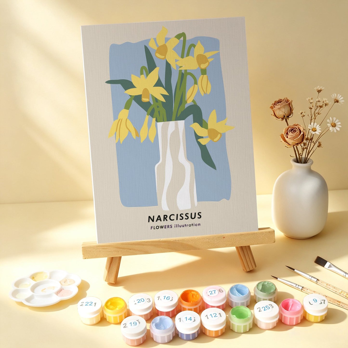 Garden Blooms – Set of 6 Mini Paintings