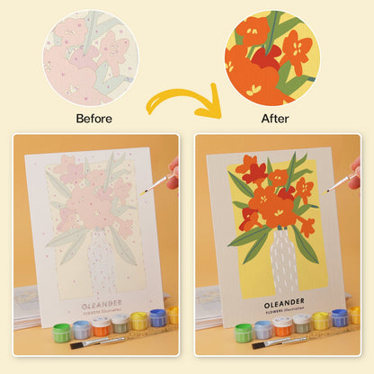 Garden Blooms – Set of 6 Mini Paintings