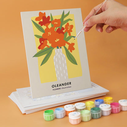 Garden Blooms – Set of 6 Mini Paintings