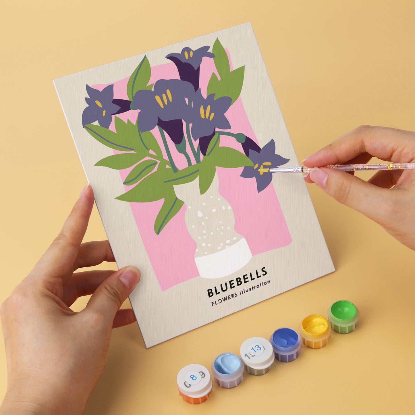 Garden Blooms – Set of 6 Mini Paintings