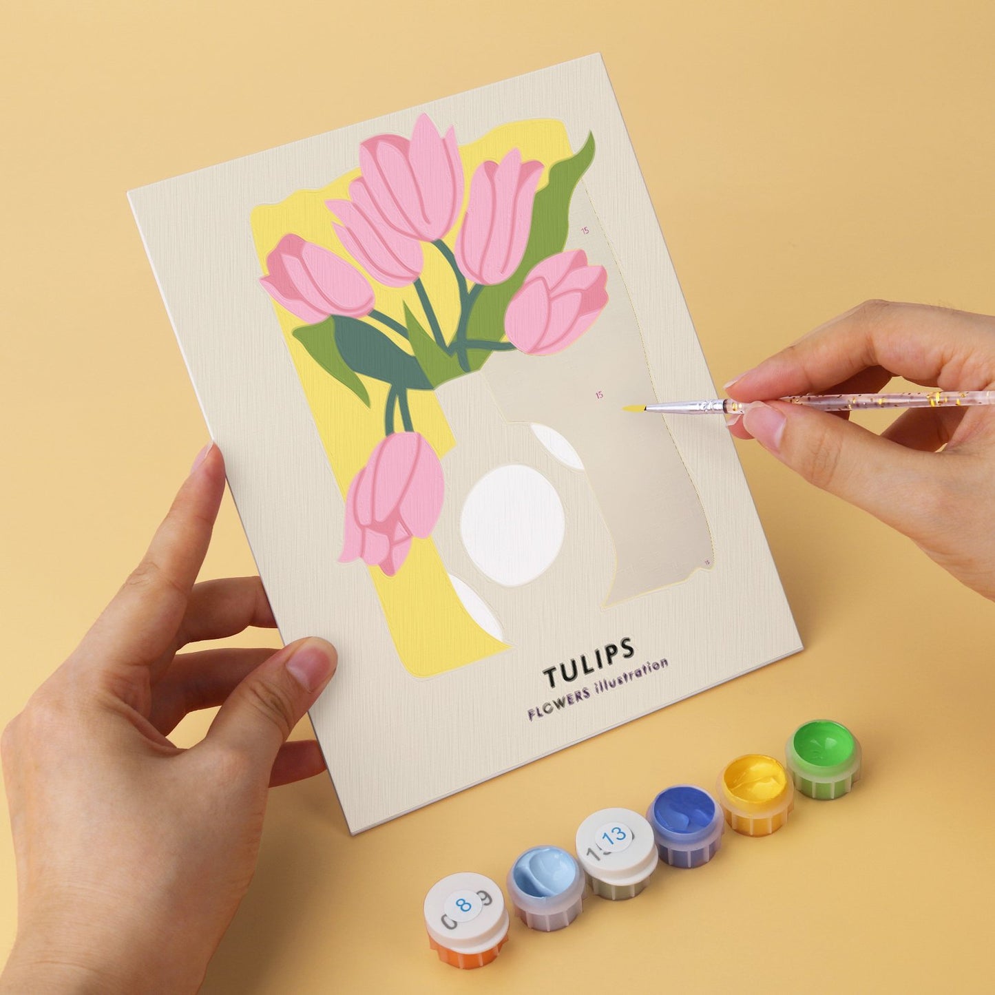 Garden Blooms – Set of 6 Mini Paintings