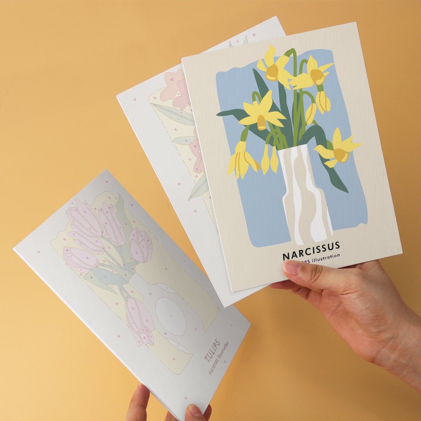 Garden Blooms – Set of 6 Mini Paintings