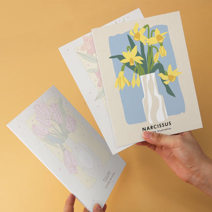 Garden Blooms – Set of 6 Mini Paintings