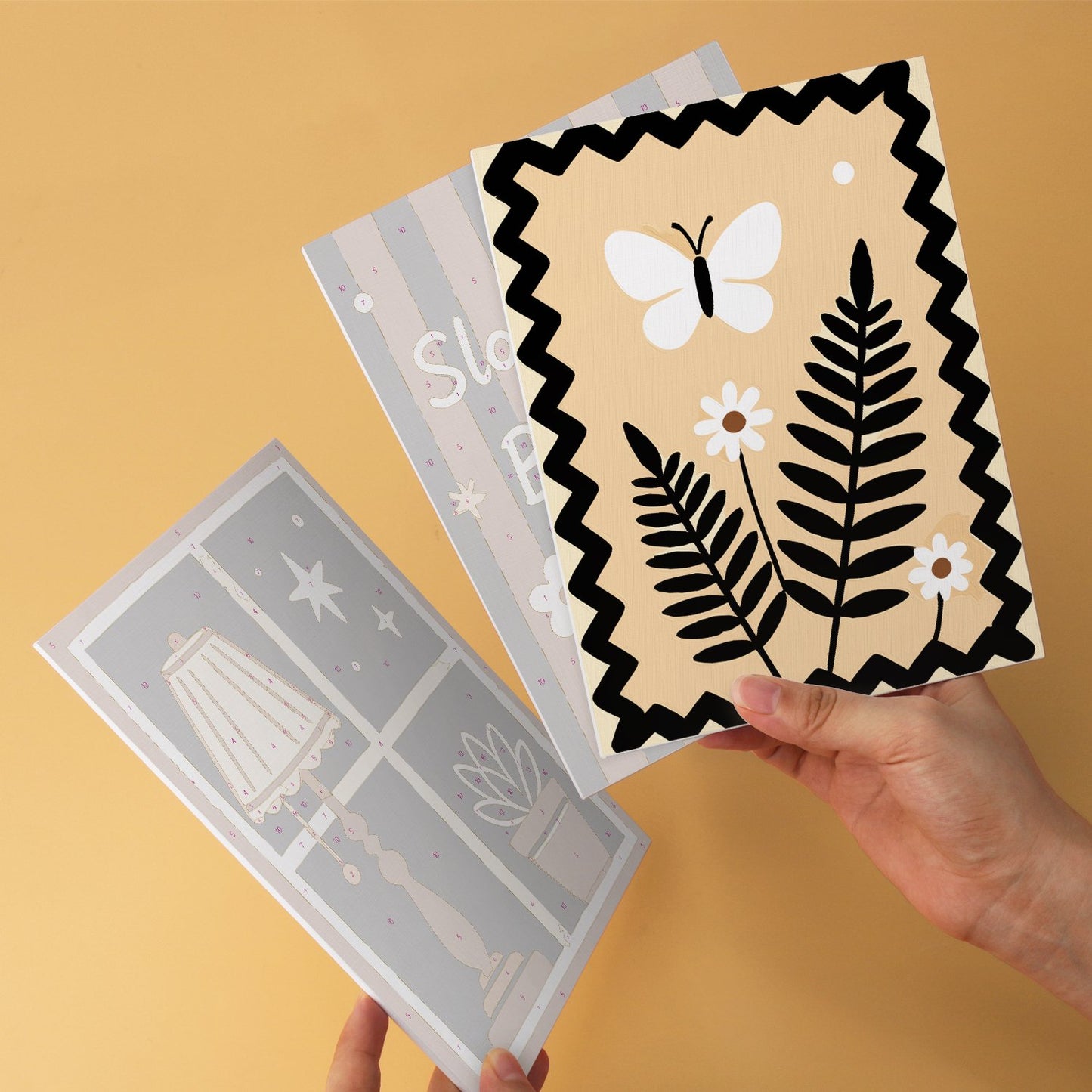 Quiet Nature – Set of 6 Mini Paintings