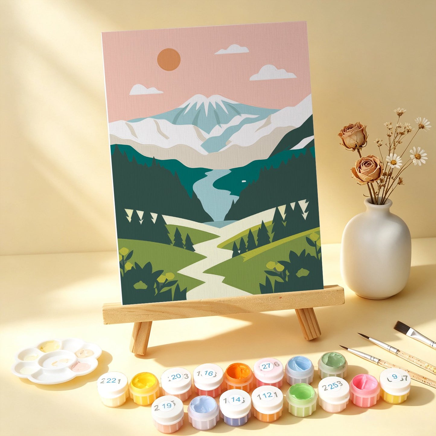 Scenic Horizons – Set of 6 Mini Paintings