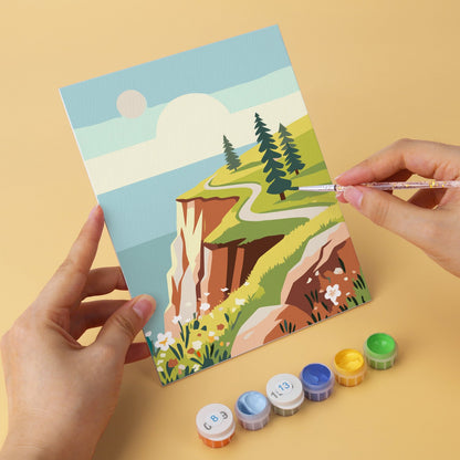 Scenic Horizons – Set of 6 Mini Paintings