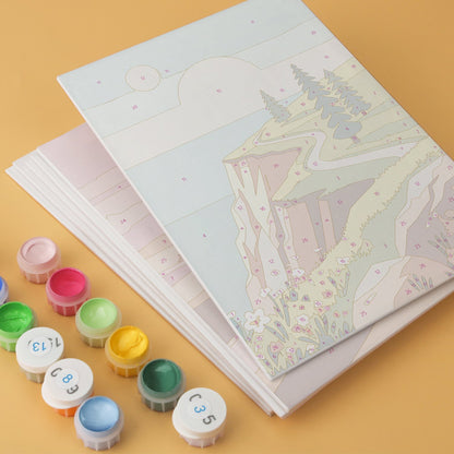 Scenic Horizons – Set of 6 Mini Paintings