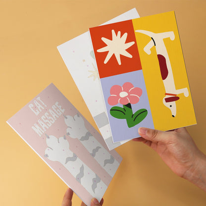 Retro Daydreams – Set of 6 Mini Paintings
