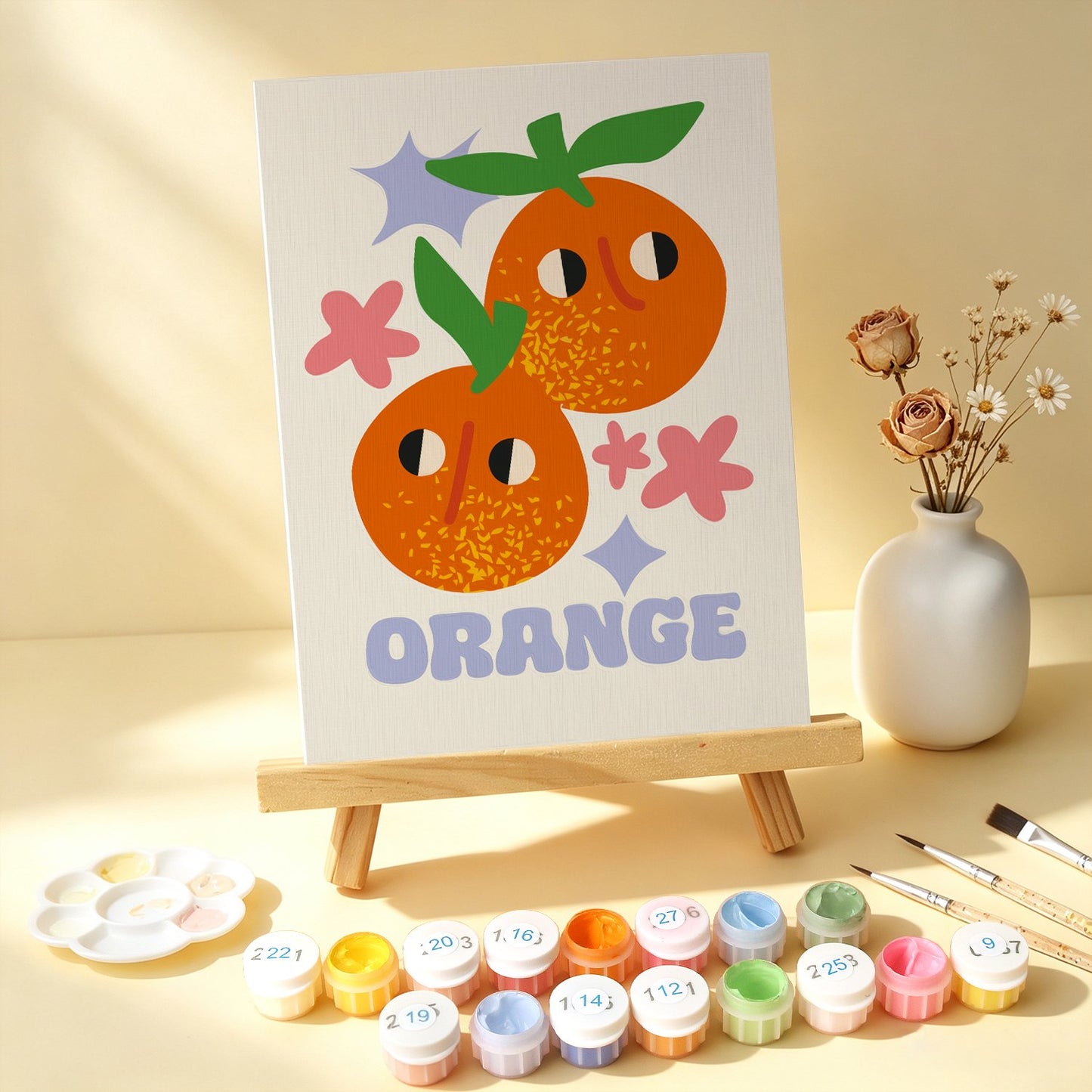 Sunny Side & Spritz – Set of 6 Mini Paintings