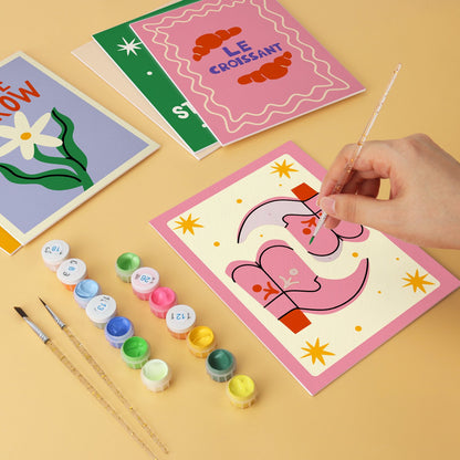 Sweet Garden – Set of 6 Mini Paintings