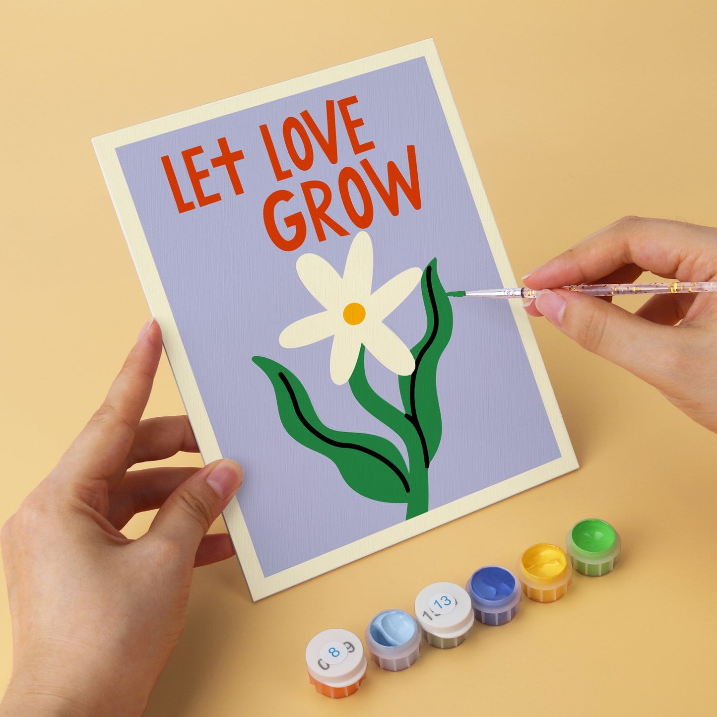 Sweet Garden – Set of 6 Mini Paintings
