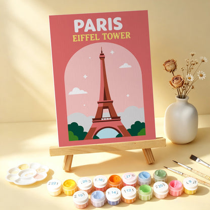 World Landmarks – Set of 6 Mini Paintings