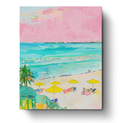 Abstract Miami Beach - miicreative - Paint by Numbers Custom Kit