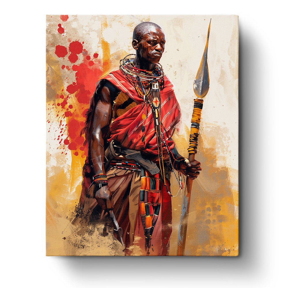 African Masai Warrior - miicreative