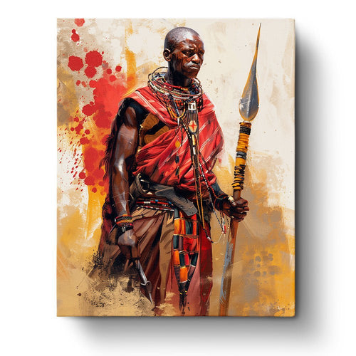 African Masai Warrior - miicreative