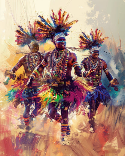 African Zulu Dancers - miicreative