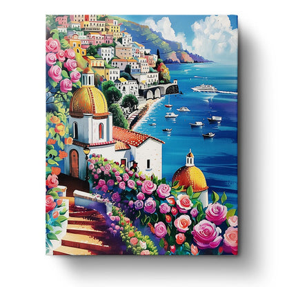 Amalfi Coast - miicreative - Paint by Numbers Fixed Kit - Pre-designed Kit
