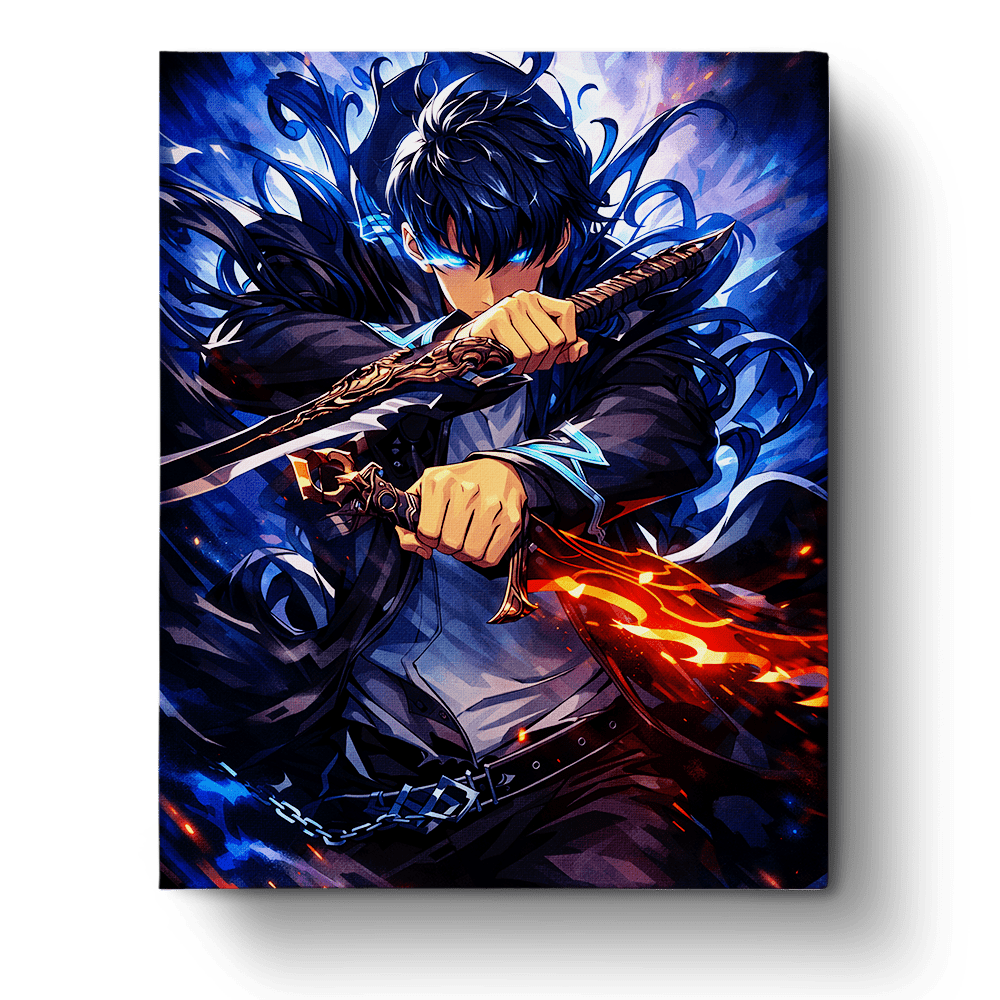 Anime - Inspired Swordsman - Anime - miicreative