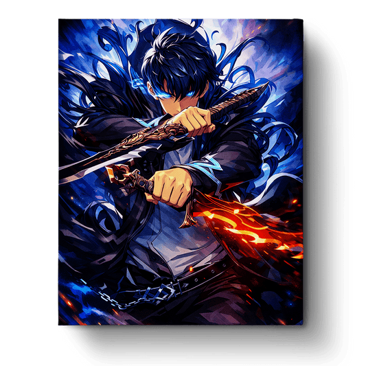 Anime - Inspired Swordsman - Anime - miicreative