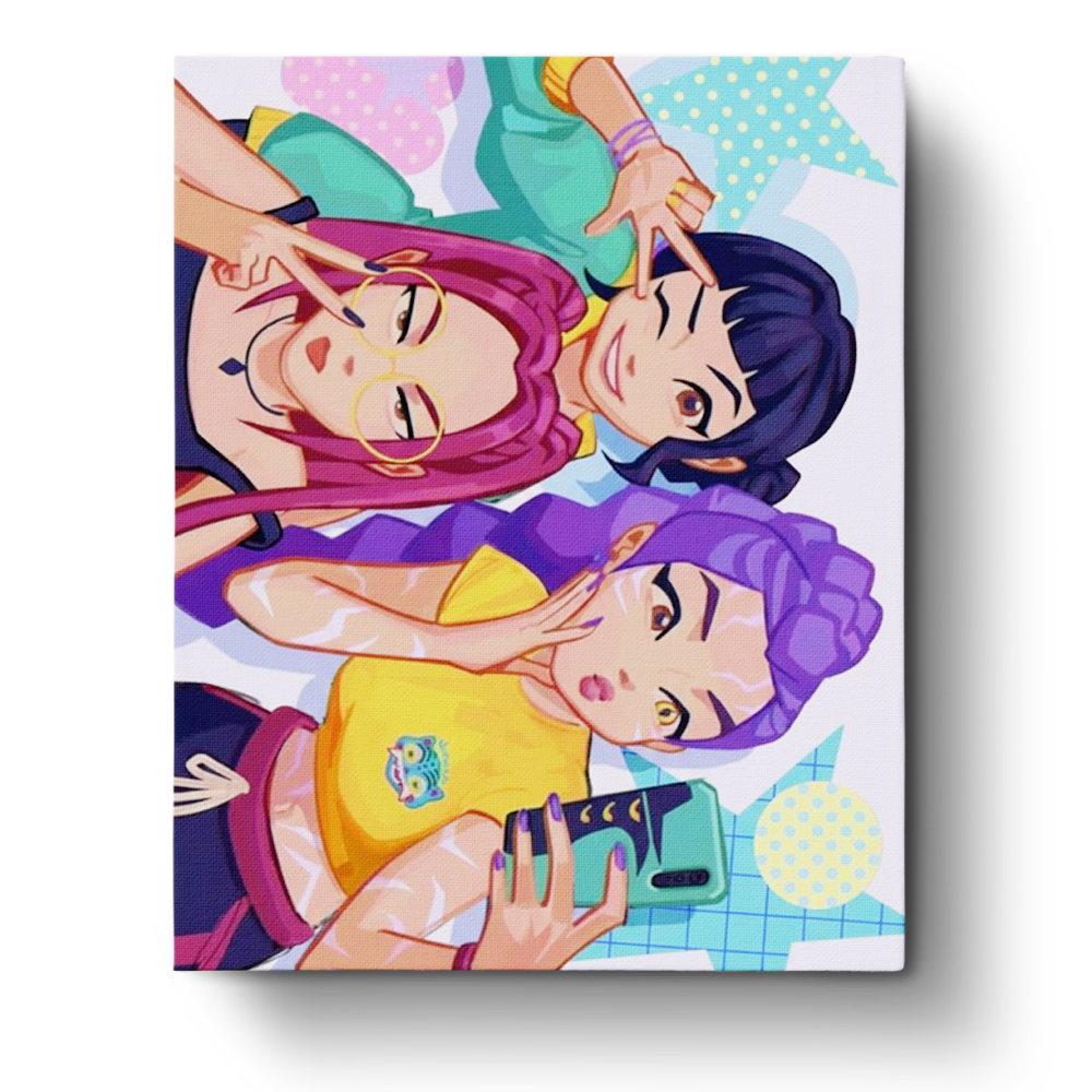 Anime - Inspired Trio - Anime - miicreative