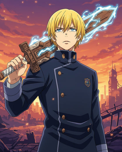 Anime - Inspired Warrior Stand - Anime - miicreative